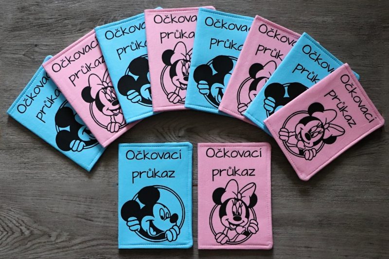 Obal na očkovací průkaz Mickey mouse